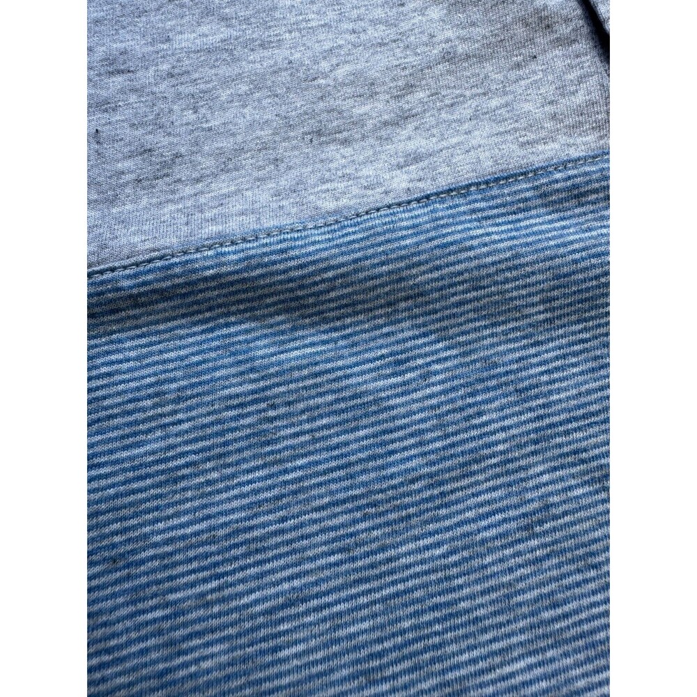 Travis Mathew Polo Shirt Mens XXL Gray Blue‎ Colorblock Stripe Golf Casual - Picture 9 of 13